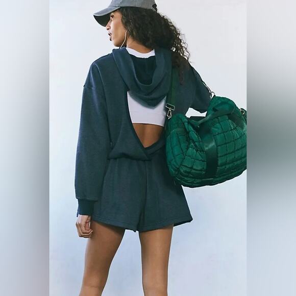 Free People Movement Such a Flirt romper navy Small - Picture 1 of 6